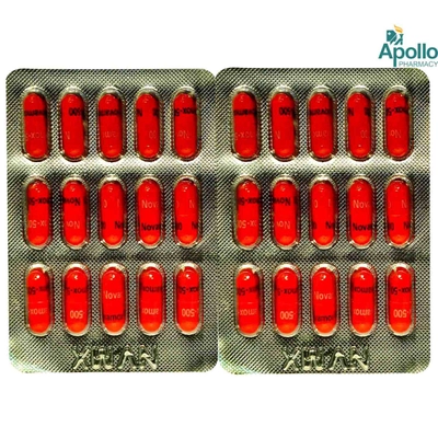 Novamox-500 Capsule 15's, Pack of 15 CAPSULES