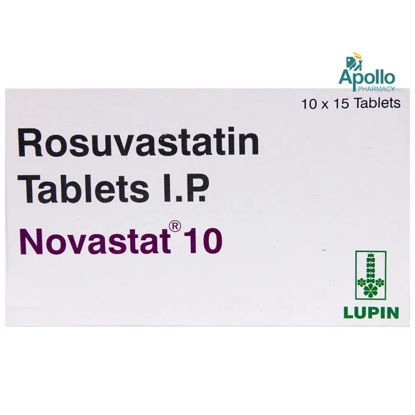 Novastat 10 Tablet 15's, Pack of 15 TabletS