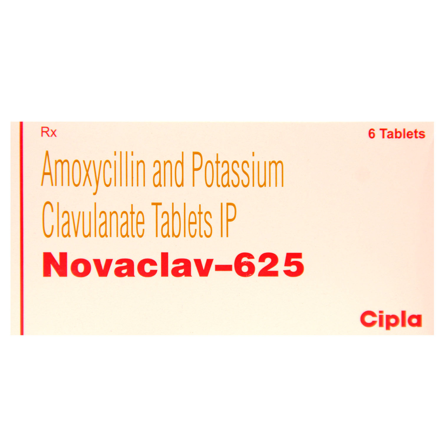 Buy Novaclav-625 Tablet 6's Online