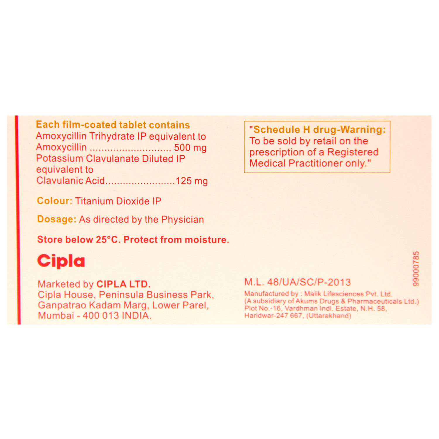 Novaclav-625 Tablet 6's, Pack of 6 TABLETS Novaclav-625 Tablet 6's, Pack of 6 TABLETS