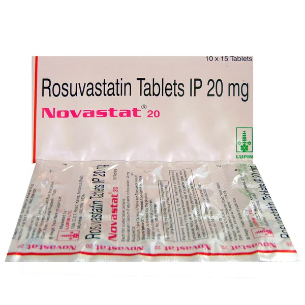 Novastat 20 Tablet 15's, Pack of 15 TabletS