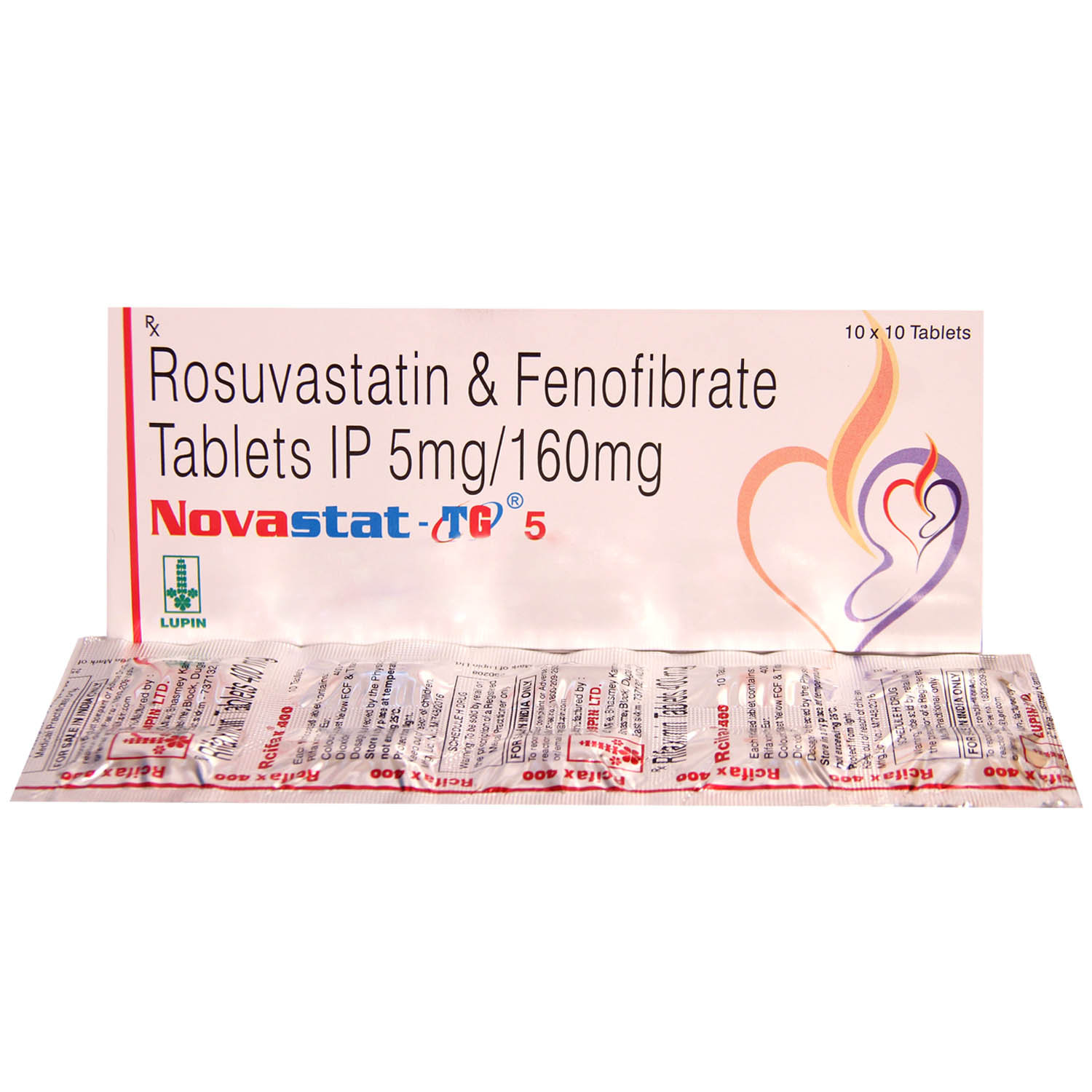 Novastat TG 5 Tablet 10's, Pack of 10 Novastat TG 5 Tablet 10's, Pack of 10