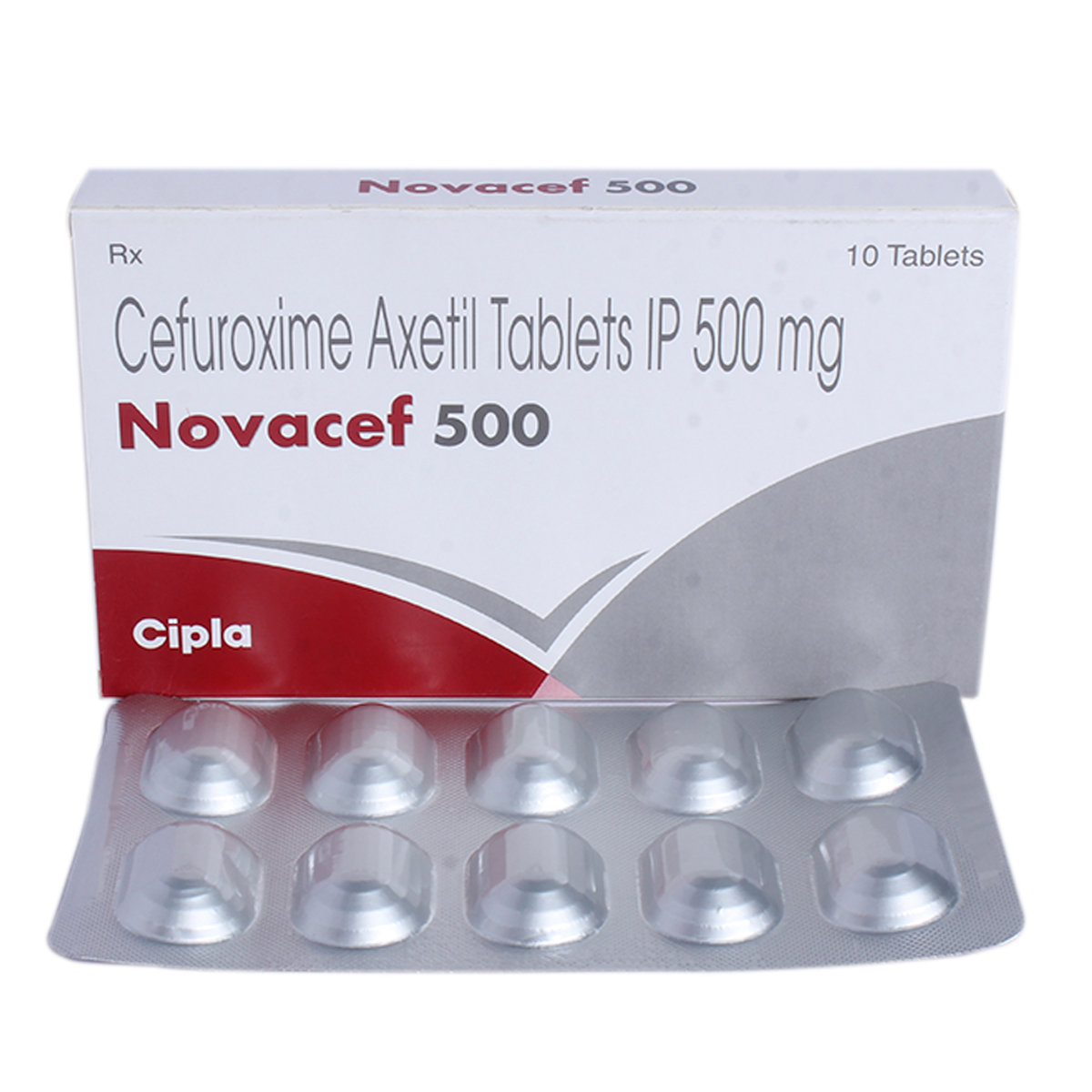 Novacef 500 Tablet 10's, Pack of 10 TabletS Novacef 500 Tablet 10's, Pack of 10 TabletS
