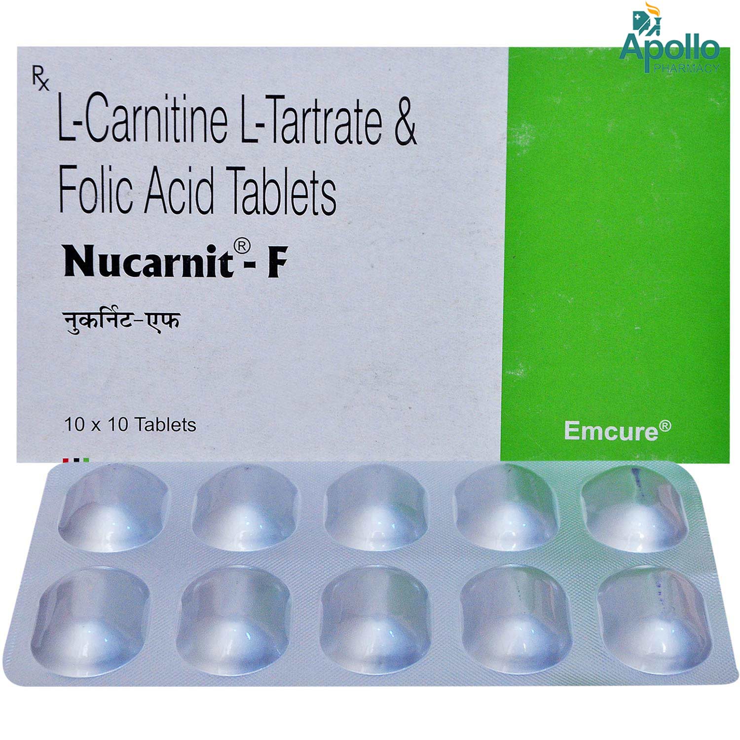 Nucarnit-F Tablet 10's, Pack of 10 TabletS Nucarnit-F Tablet 10's, Pack of 10 TabletS