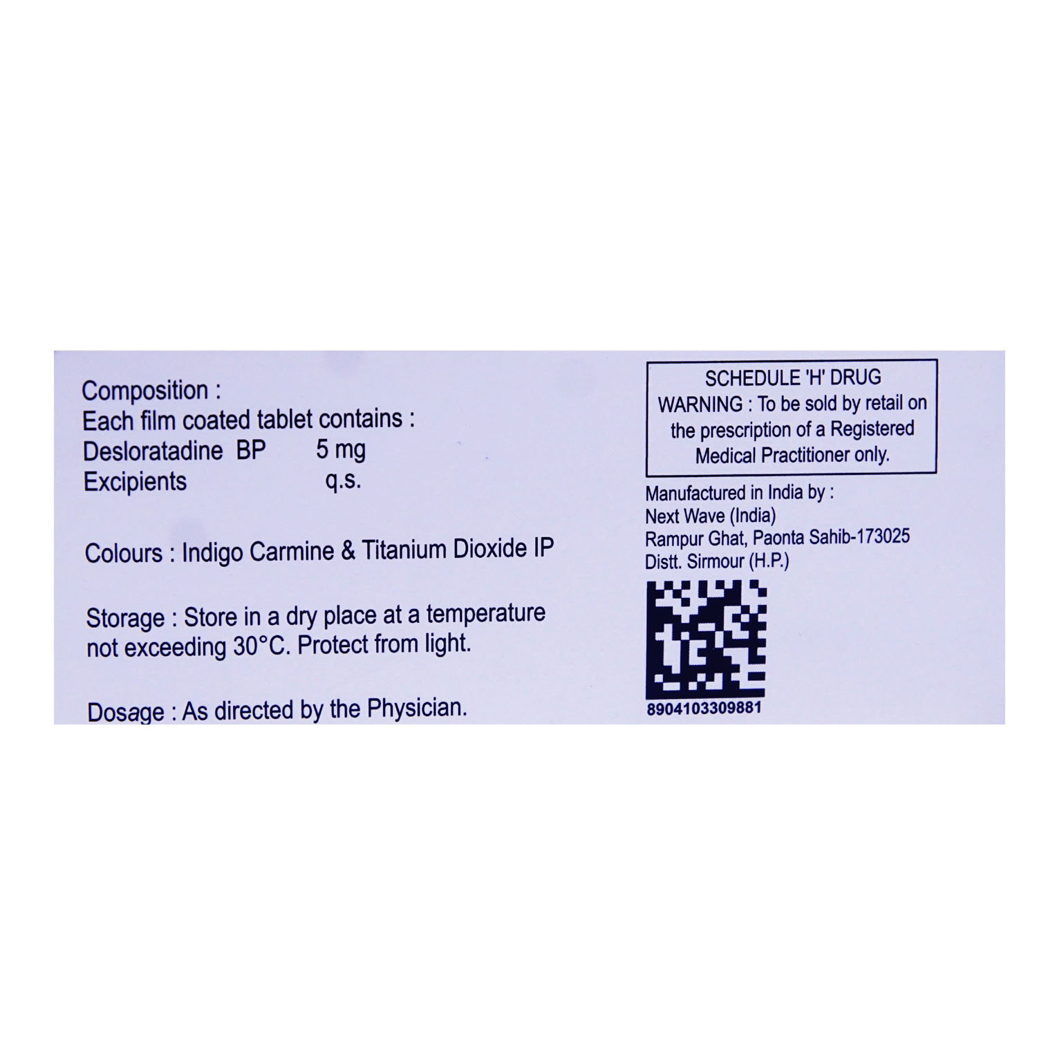 Nucope Tablet 10's, Pack of 10 TABLETS Nucope Tablet 10's, Pack of 10 TABLETS