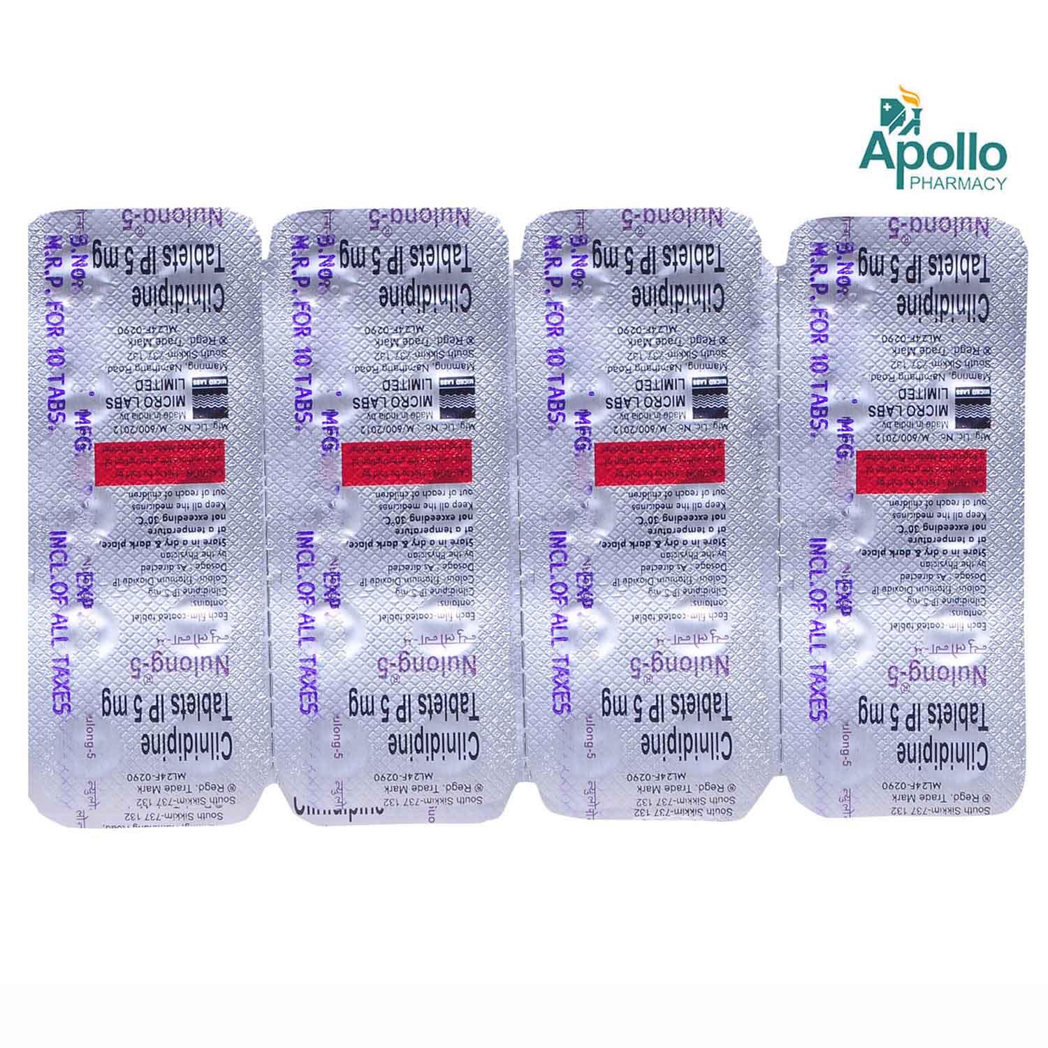 Nulong-5 Tablet 10's, Pack of 10 TABLETS Nulong-5 Tablet 10's, Pack of 10 TABLETS