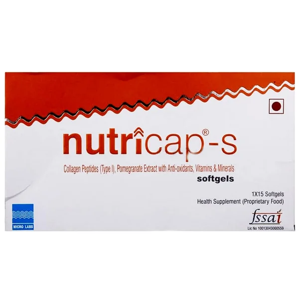 Nutricap-S Capsule 15's, Pack of 15