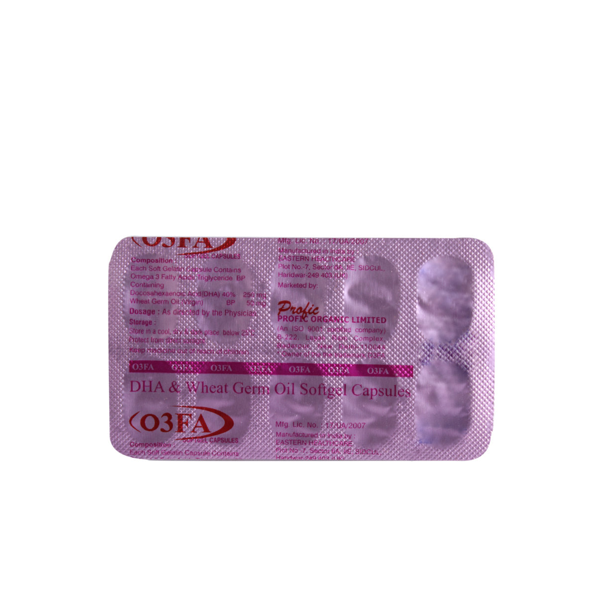 O3FA Softgel Capsule 10's, Pack of 10 CAPSULES O3FA Softgel Capsule 10's, Pack of 10 CAPSULES