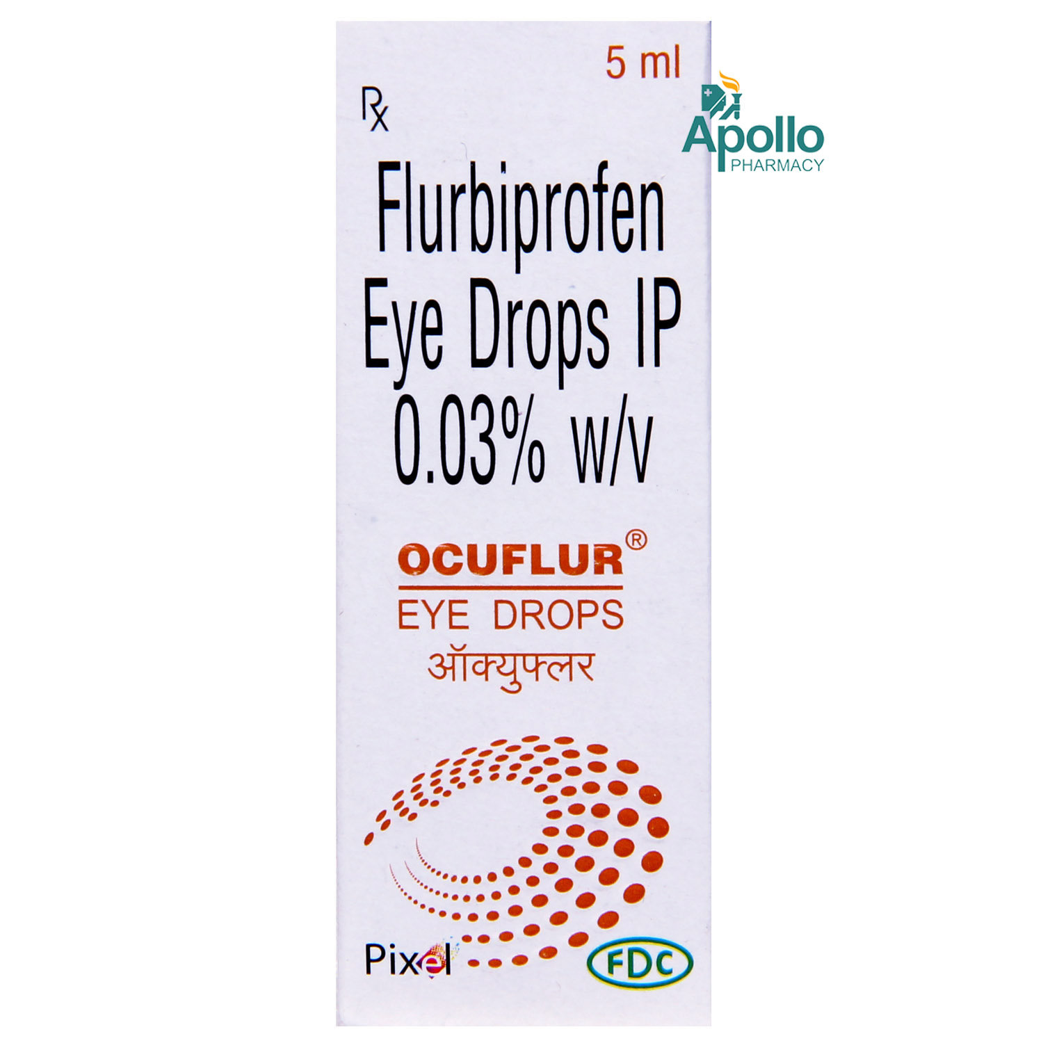 OCUFLUR EYE&EAR DROPS 5ML, Pack of 1 DROPS OCUFLUR EYE&EAR DROPS 5ML, Pack of 1 DROPS