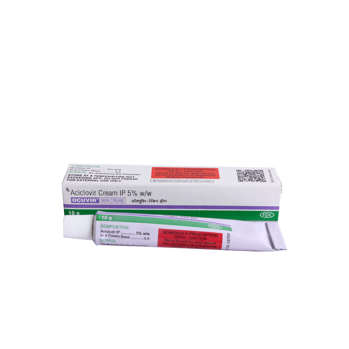 Ocuvir 5% Skin Cream 10 gm, Pack of 1 CREAM Ocuvir 5% Skin Cream 10 gm, Pack of 1 CREAM