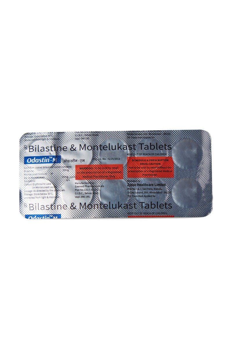 Odastin-M Tablet 10's, Pack of 10 TABLETS Odastin-M Tablet 10's, Pack of 10 TABLETS
