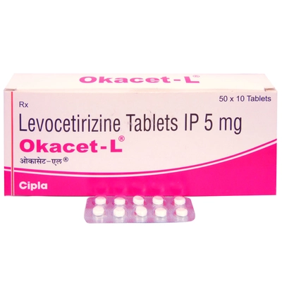 Okacet L Tablet 10's, Pack of 10 TABLETS