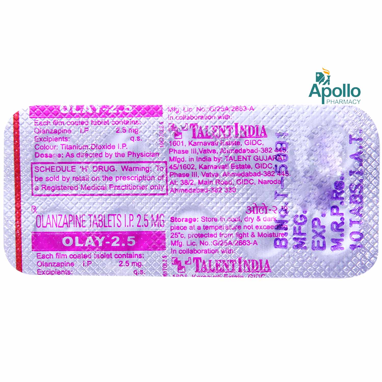 Olay 2.5 Tablet 10's, Pack of 10 TABLETS Olay 2.5 Tablet 10's, Pack of 10 TABLETS