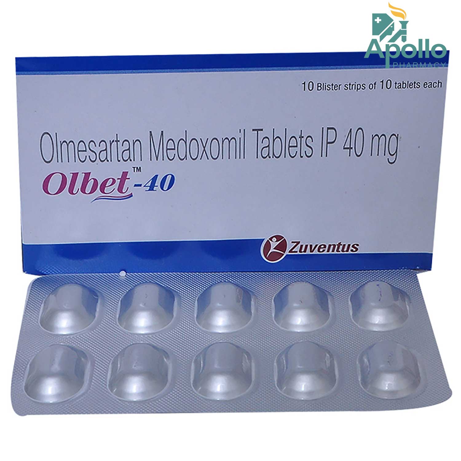 Olbet-40 Tablet 10's, Pack of 10 TABLETS Olbet-40 Tablet 10's, Pack of 10 TABLETS