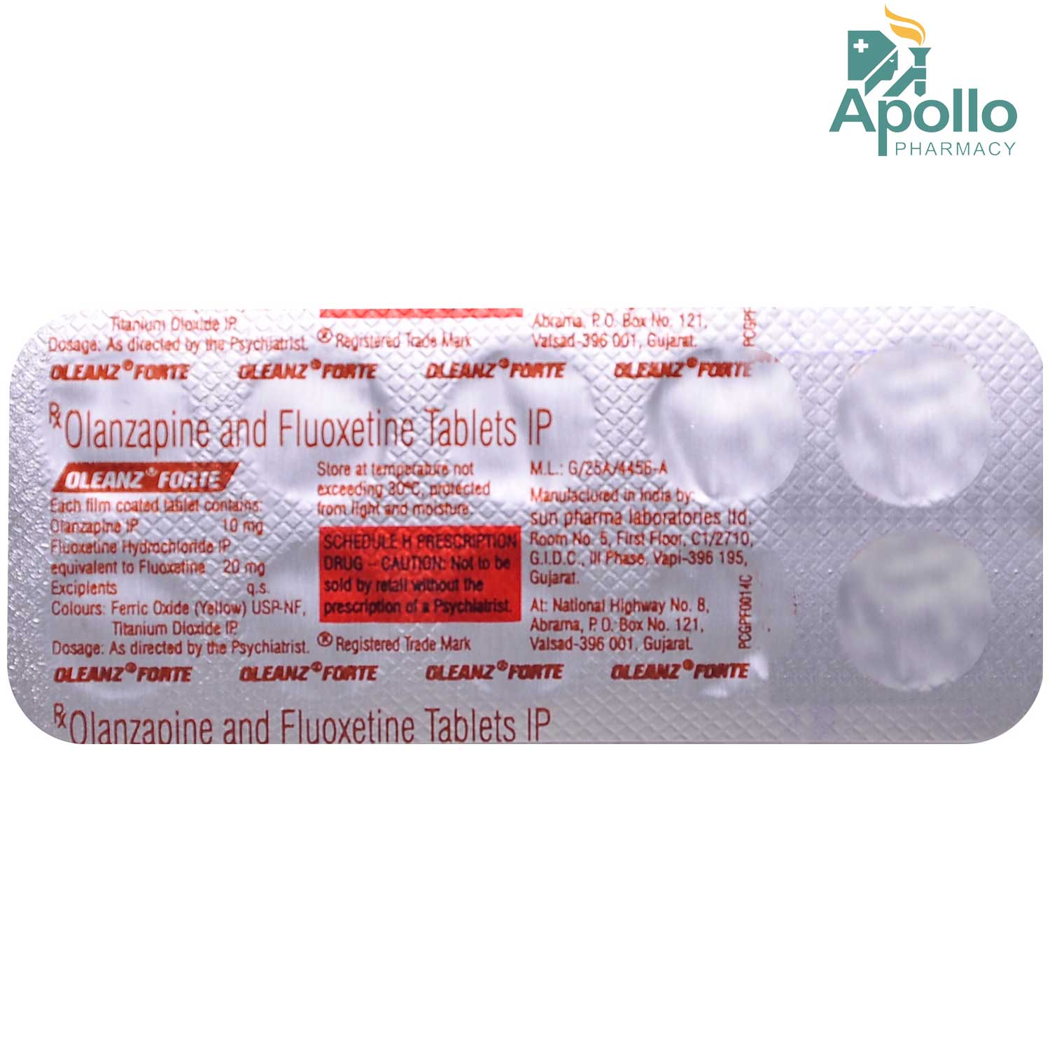 Oleanz Forte Tablet 10's, Pack of 10 TabletS Oleanz Forte Tablet 10's, Pack of 10 TabletS