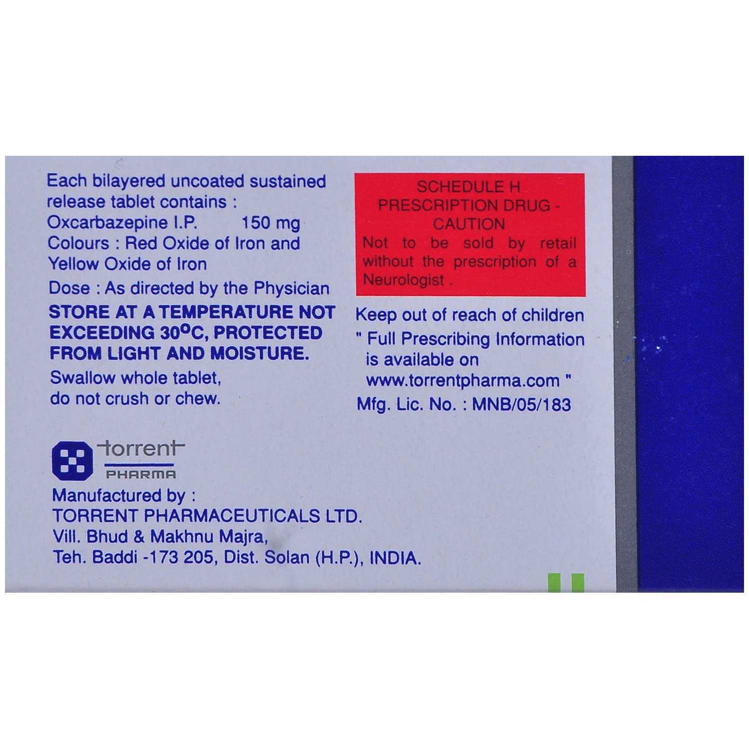 Oleptal OD 150 Tablet 10's, Pack of 10 TABLETS Oleptal OD 150 Tablet 10's, Pack of 10 TABLETS