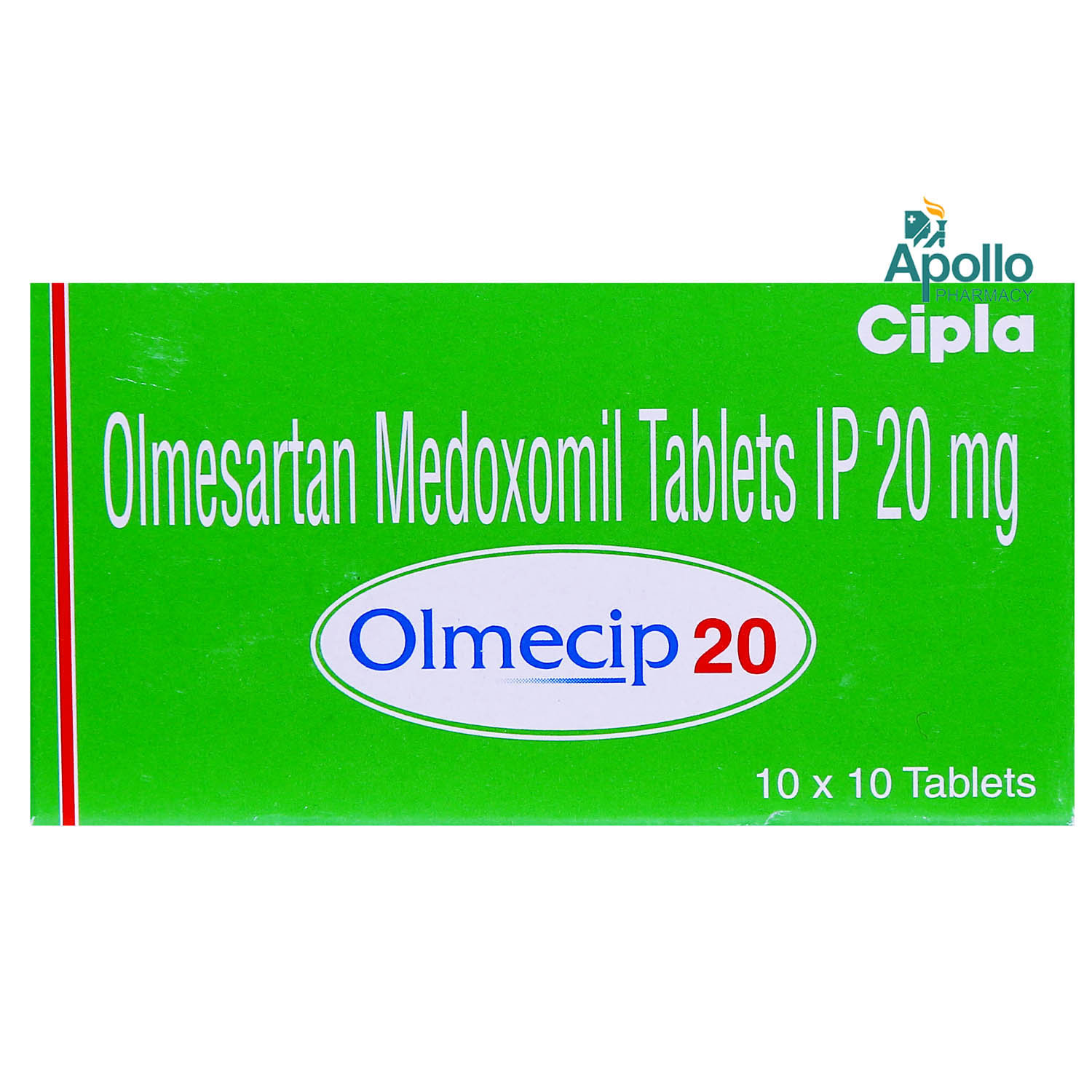 Olmecip 20 Tablet 10's, Pack of 10 TABLETS Olmecip 20 Tablet 10's, Pack of 10 TABLETS