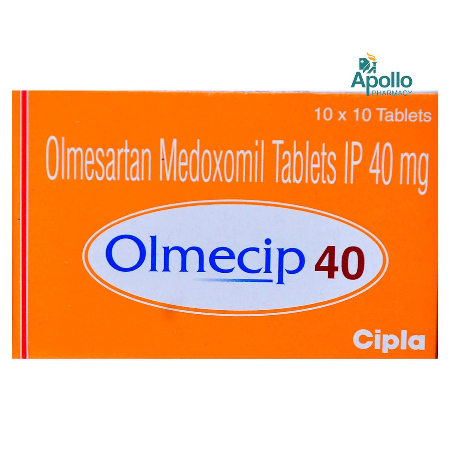 Olmecip 40 Tablet 10's, Pack of 10 TABLETS Olmecip 40 Tablet 10's, Pack of 10 TABLETS