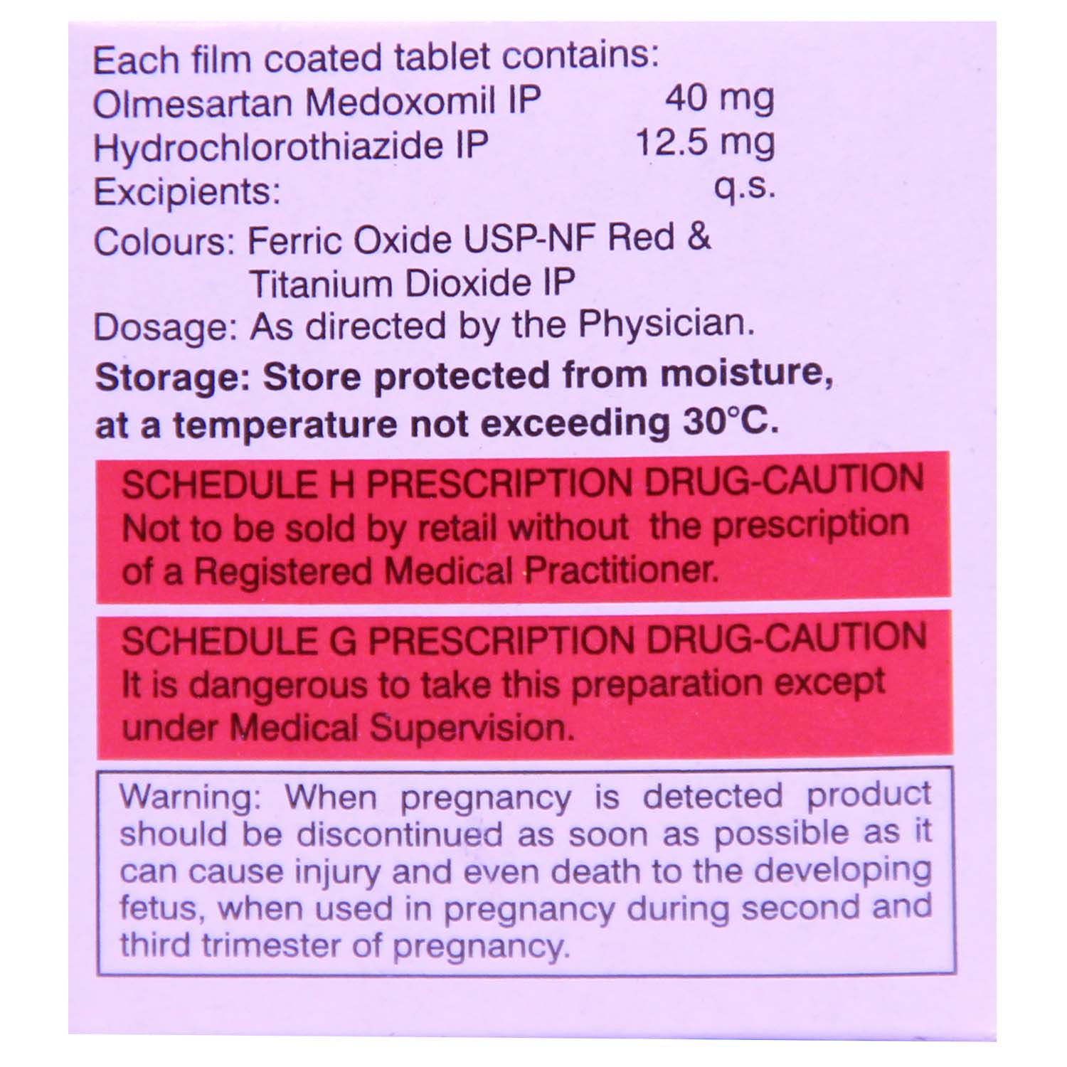 Olmetrack H 40 Tablet 10's, Pack of 10 TABLETS Olmetrack H 40 Tablet 10's, Pack of 10 TABLETS