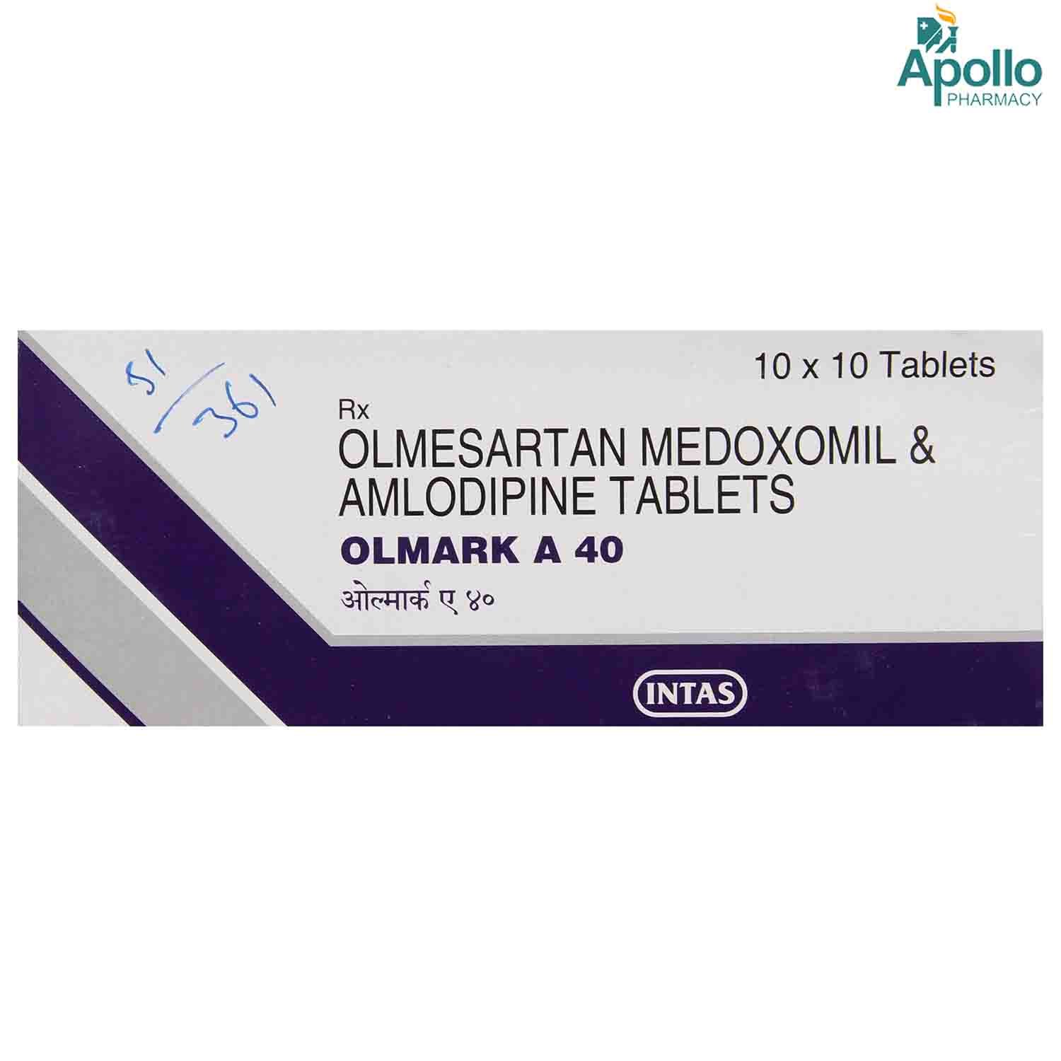 Olmark A 40 Tablet 10's, Pack of 10 TabletS Olmark A 40 Tablet 10's, Pack of 10 TabletS