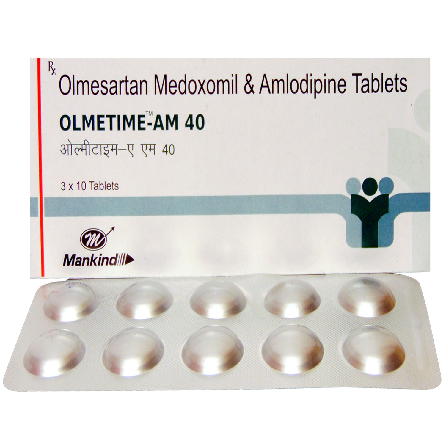 Olmetime-AM 40 Tablet 10's, Pack of 10 TabletS Olmetime-AM 40 Tablet 10's, Pack of 10 TabletS