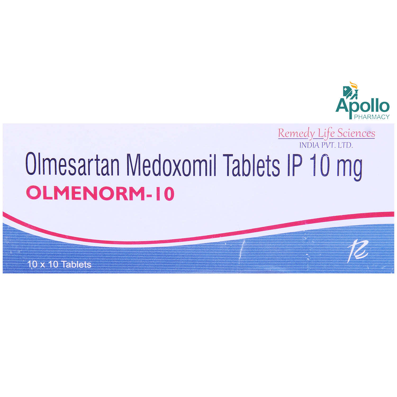 Buy Olmenorm 10mg Tablet 10's Online