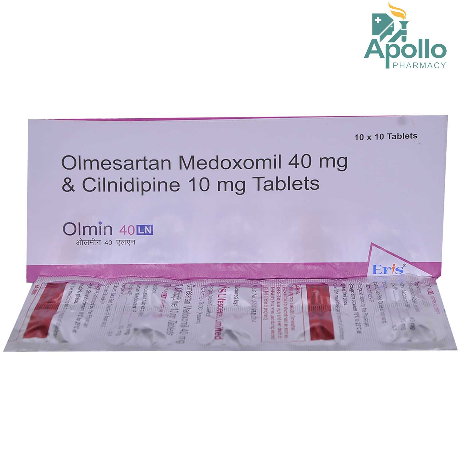 Olmin 40 LN Tablet 10's, Pack of 10 TABLETS Olmin 40 LN Tablet 10's, Pack of 10 TABLETS