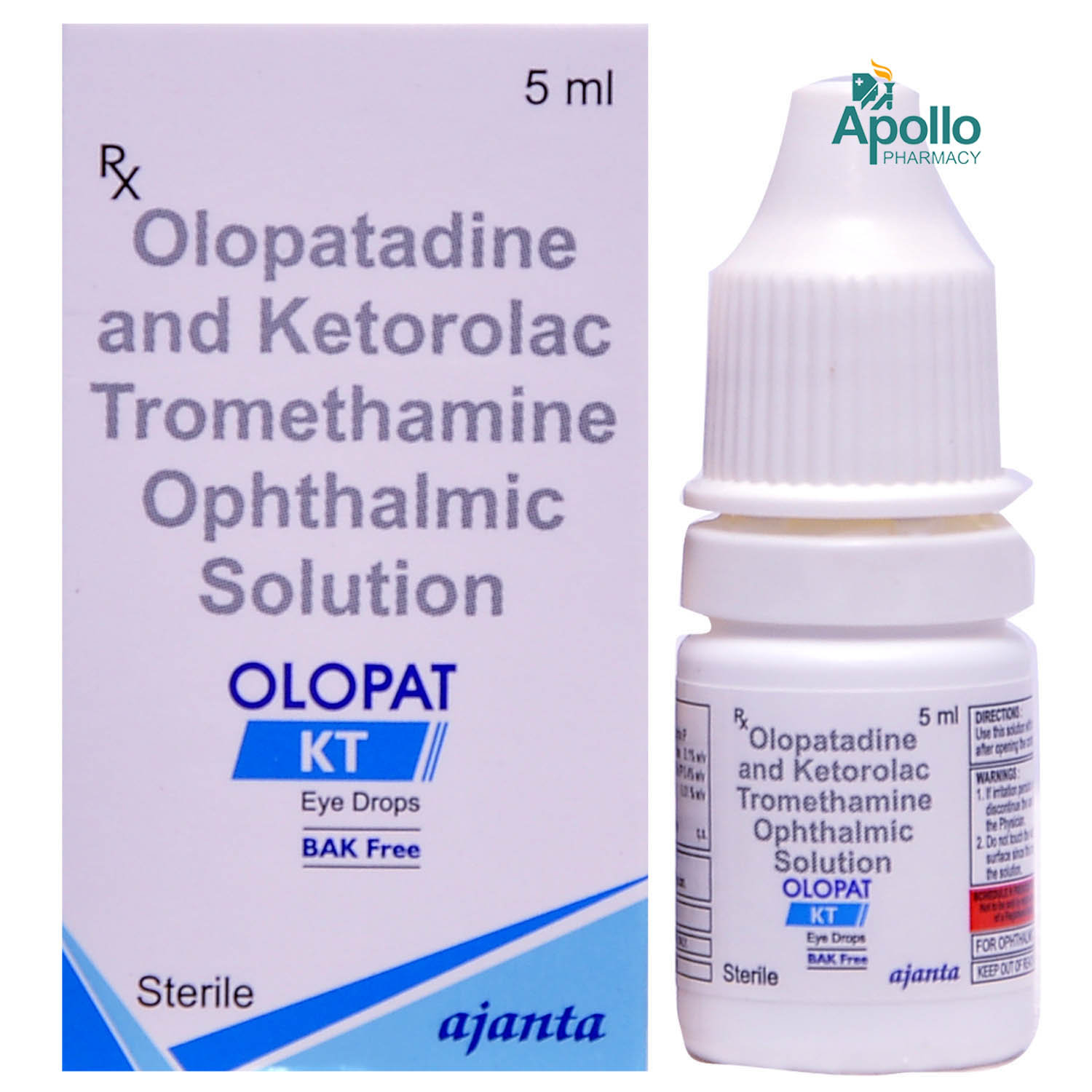 Olopat KT Eye Drops 5ml, Pack of 1 Eye Drops Olopat KT Eye Drops 5ml, Pack of 1 Eye Drops