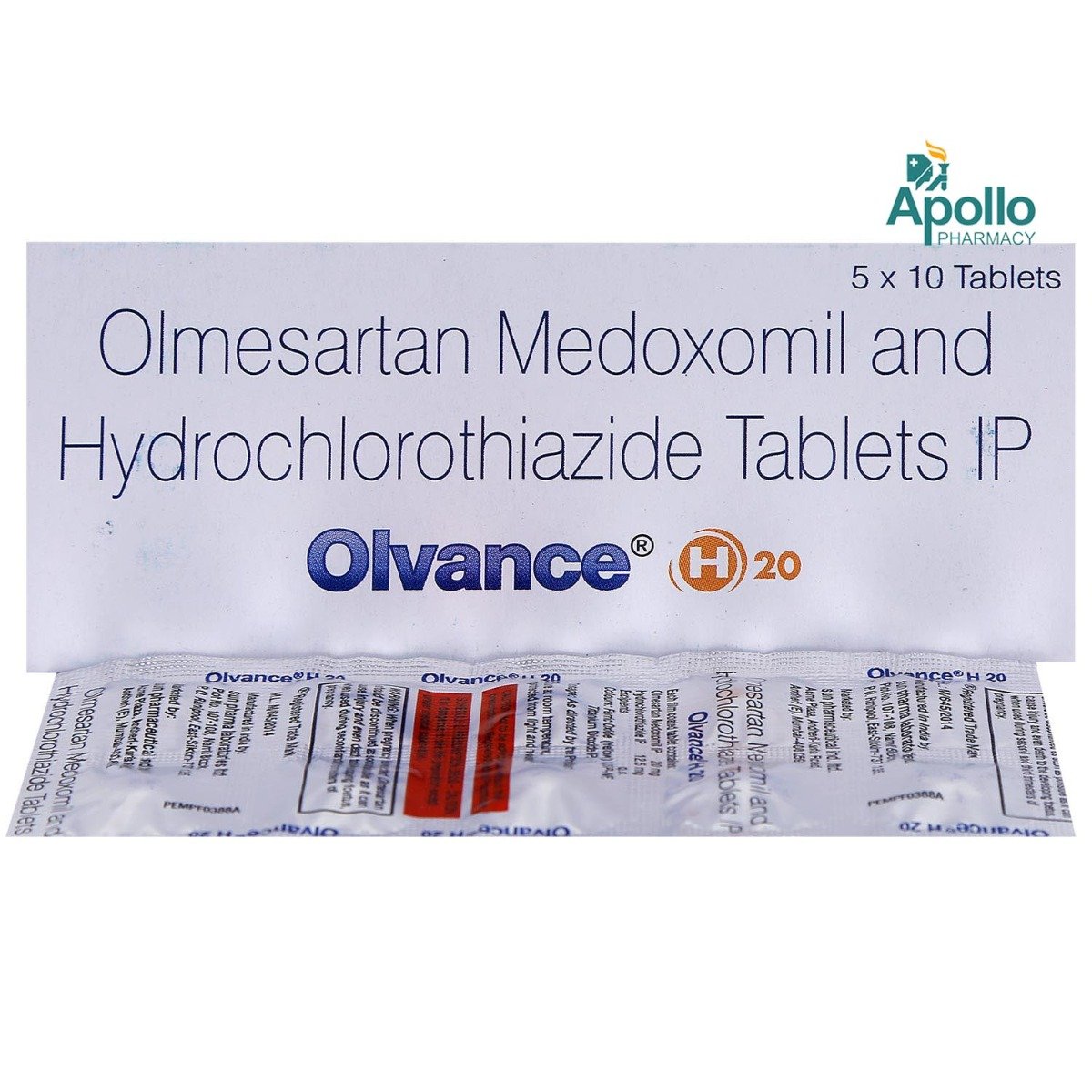 Olvance H 20 Tablet 10's, Pack of 10 TABLETS Olvance H 20 Tablet 10's, Pack of 10 TABLETS
