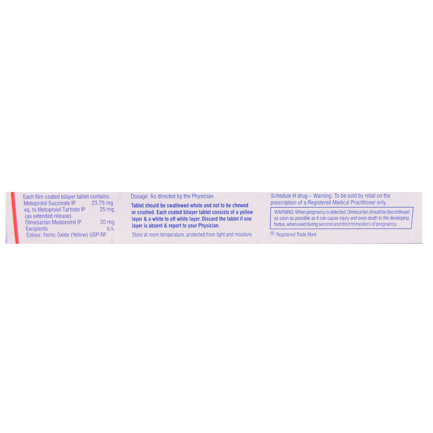 Olvance M 25 Tablet 10's, Pack of 10 TABLETS Olvance M 25 Tablet 10's, Pack of 10 TABLETS