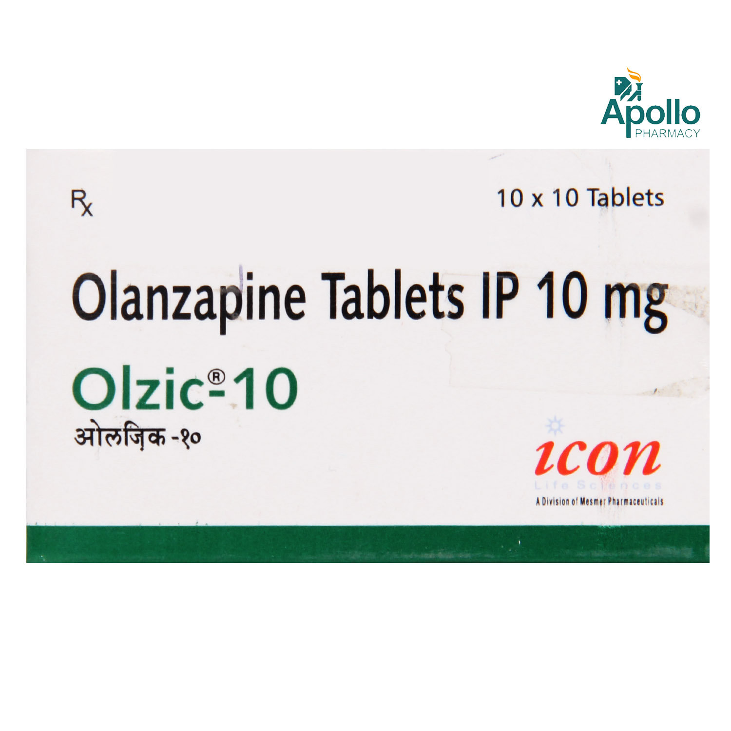 OLZIC 10MG TABLET, Pack of 10 TABLETS OLZIC 10MG TABLET, Pack of 10 TABLETS