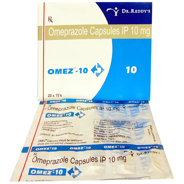Omez 10 Capsule 15's, Pack of 15 CAPSULES