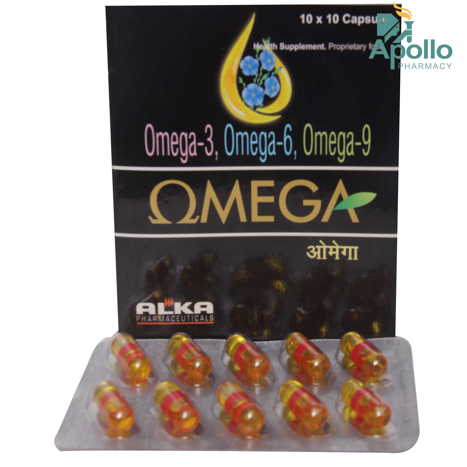 Omega 20 mg Capsule 10's, Pack of 10 CapsuleS Omega 20 mg Capsule 10's, Pack of 10 CapsuleS