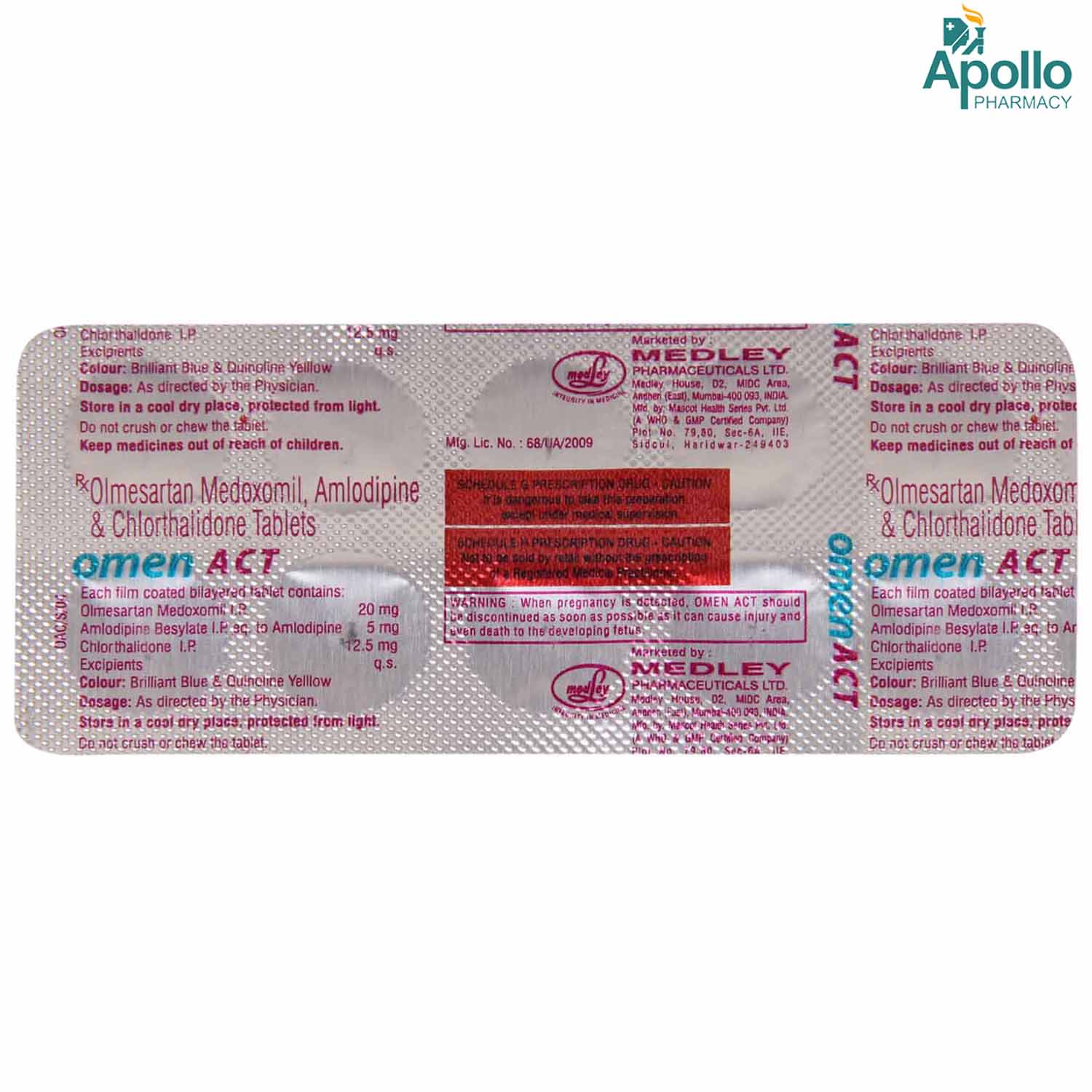 Omen Act Tablet 10's, Pack of 10 TABLETS Omen Act Tablet 10's, Pack of 10 TABLETS
