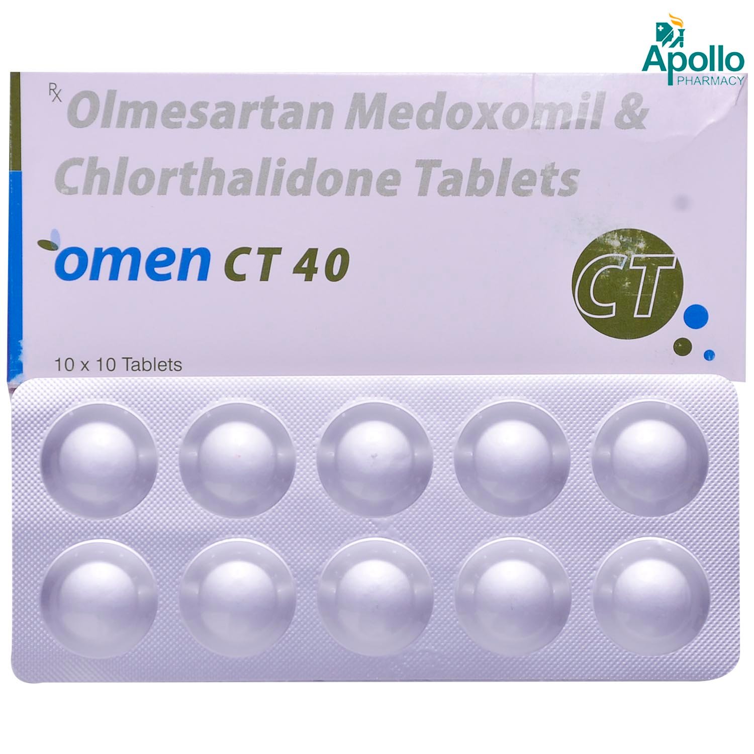 Omen CT 40 Tablet 10's, Pack of 10 TABLETS Omen CT 40 Tablet 10's, Pack of 10 TABLETS