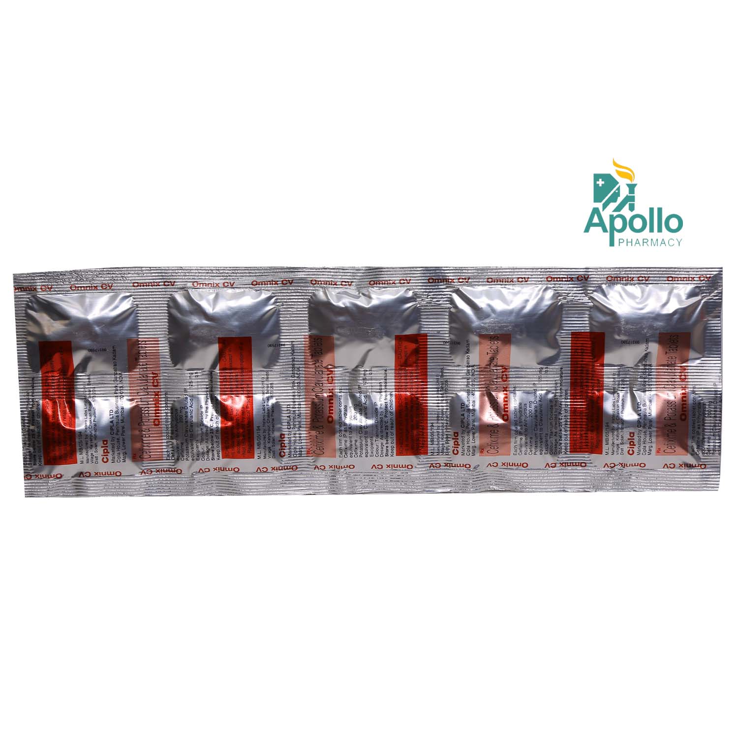 OMNIX CV 200MG TABLET, Pack of 10 TABLETS OMNIX CV 200MG TABLET, Pack of 10 TABLETS