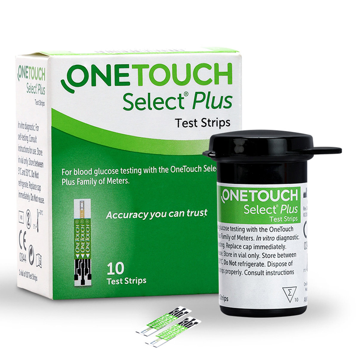 OneTouch Select Plus Test Strips, 10 Count, Pack of 1 OneTouch Select Plus Test Strips, 10 Count, Pack of 1