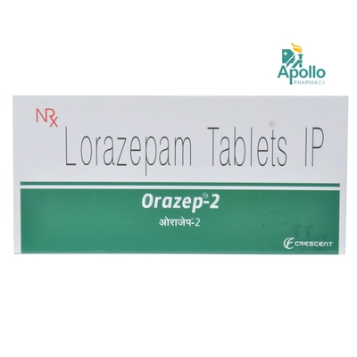 ORAZEP 2MG TABLET, Pack of 10 TABLETS