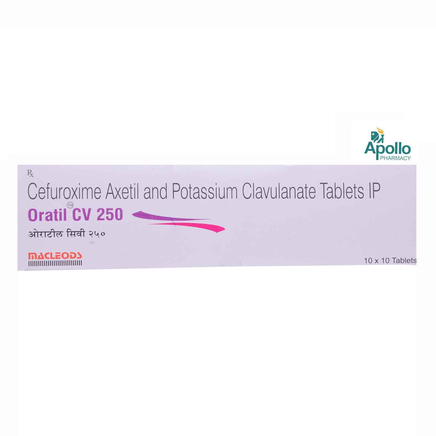 Buy Oratil CV 250 Tablet 10's Online