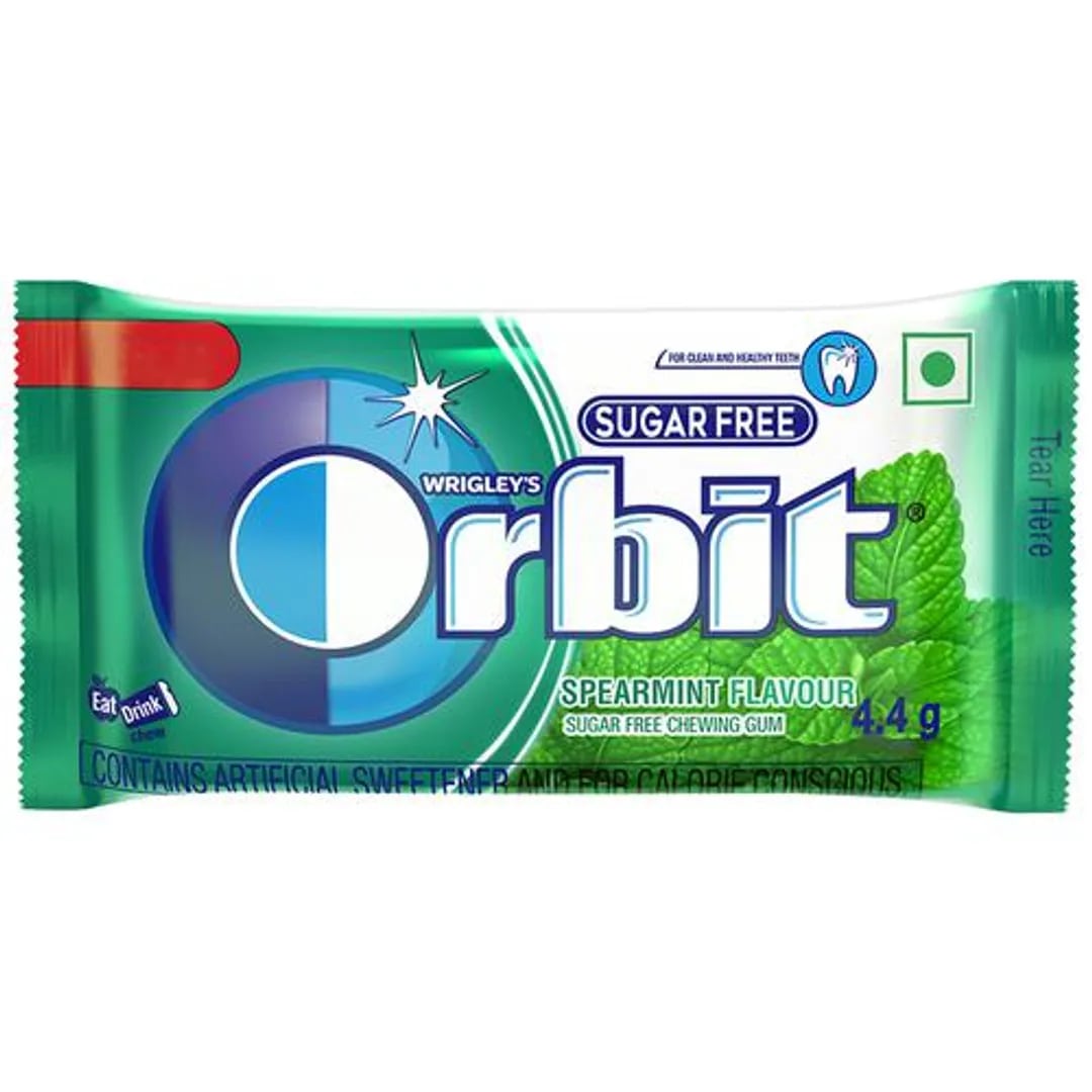 Orbit Spearmint Sugar Free, 1 Chewing Gum, Pack of 1 Orbit Spearmint Sugar Free, 1 Chewing Gum, Pack of 1