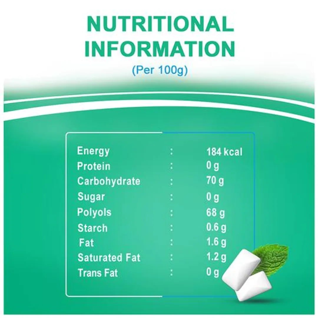 Orbit Spearmint Sugar Free, 1 Chewing Gum, Pack of 1 Orbit Spearmint Sugar Free, 1 Chewing Gum, Pack of 1