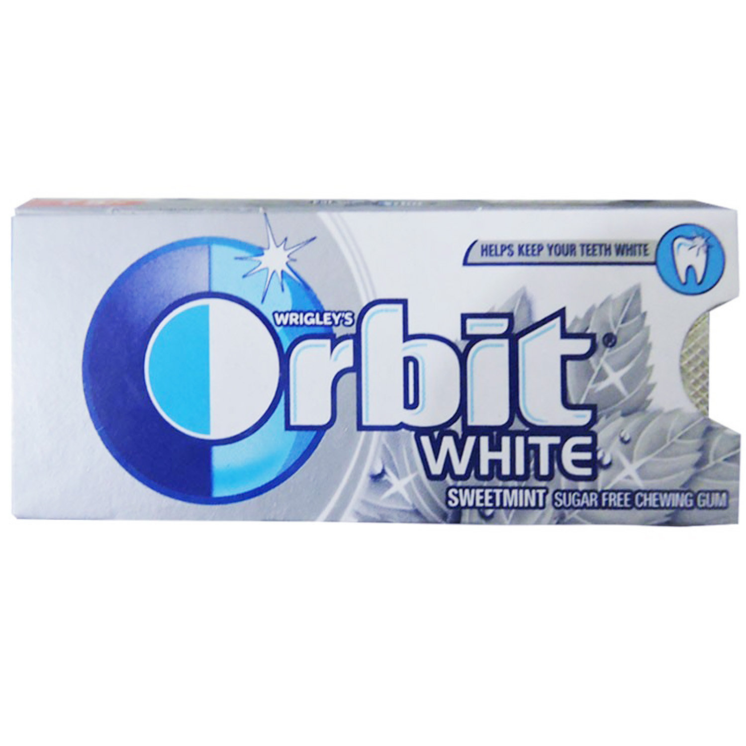 Wrigley's Orbit White Sweet Mint Sugar Free Chewing Gum, 9 Count, Pack of 1 Wrigley's Orbit White Sweet Mint Sugar Free Chewing Gum, 9 Count, Pack of 1