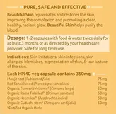 Organic India Beautiful Skin, 60 Capsules, Pack of 1