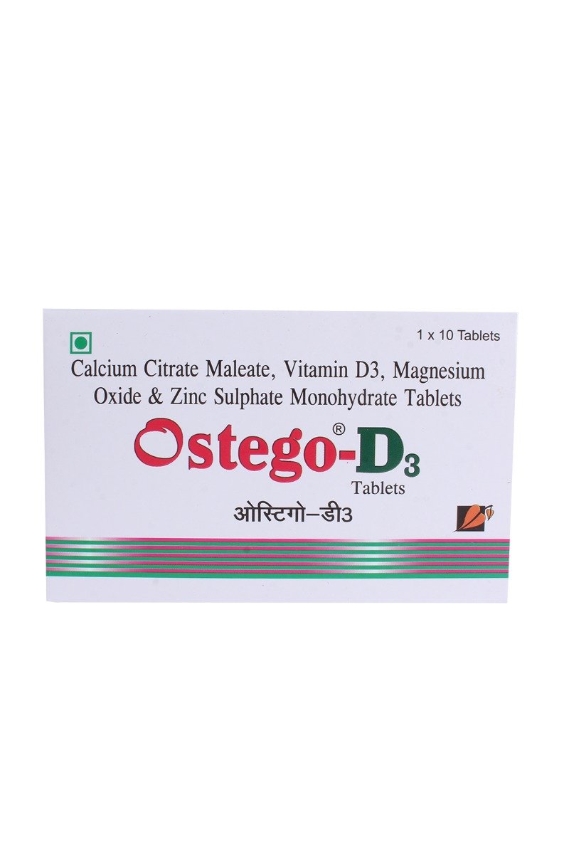 OSTEGO D3 TABLET, Pack of 10 OSTEGO D3 TABLET, Pack of 10