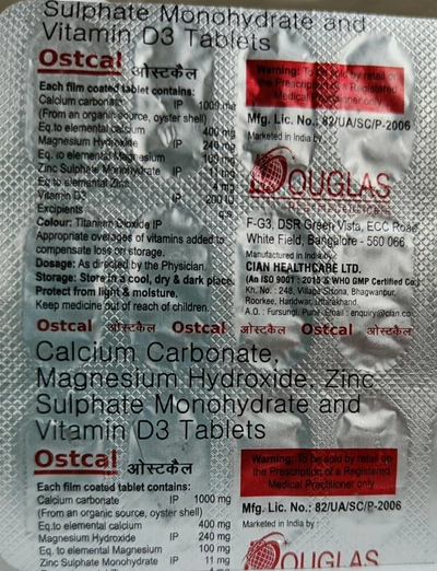 Ostcal Tablet 10's, Pack of 10 TABLETS