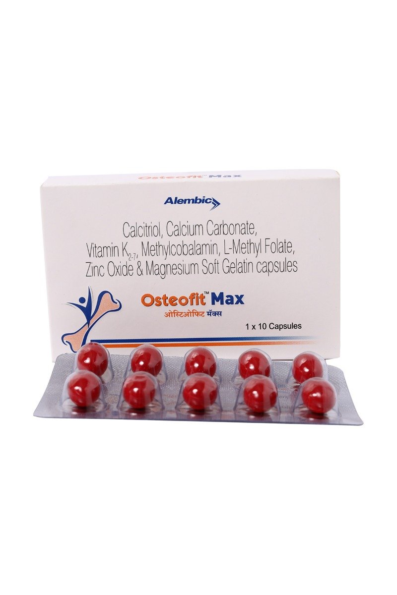 Osteofit Max Capsule 10's, Pack of 10 CAPSULES Osteofit Max Capsule 10's, Pack of 10 CAPSULES