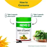 OZiva Hair Vitamins, 60 Capsules, Pack of 1