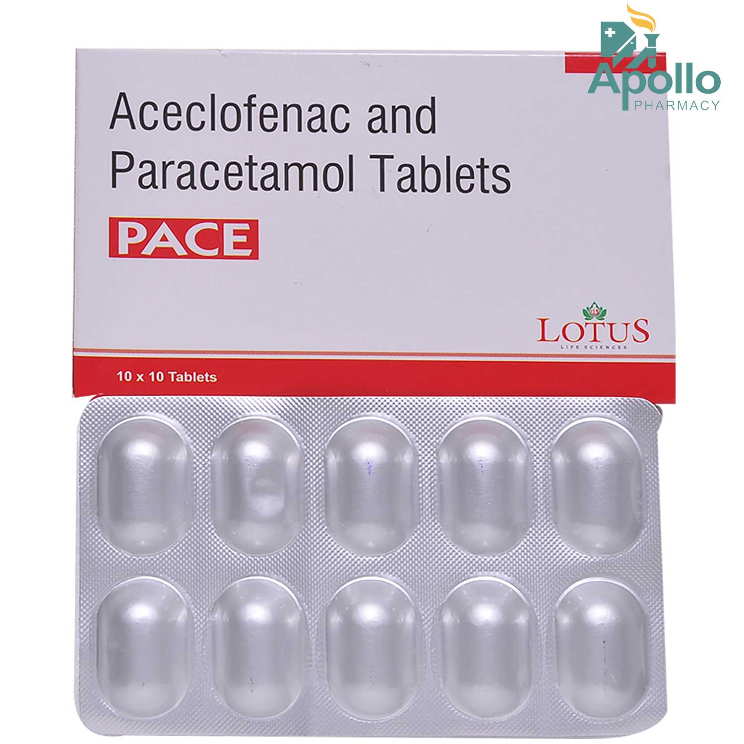 Pace Tablet 10's, Pack of 10 TabletS Pace Tablet 10's, Pack of 10 TabletS