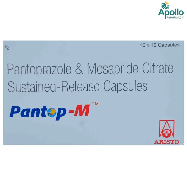 Pantop M Capsule 10's, Pack of 10