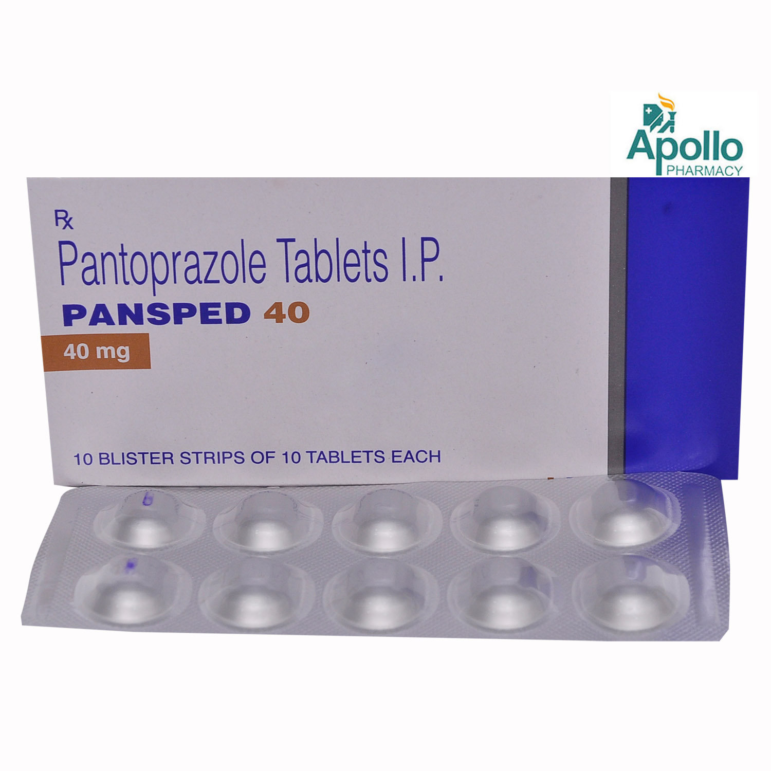 Pansped 40 Tablet 10's, Pack of 10 TABLETS Pansped 40 Tablet 10's, Pack of 10 TABLETS